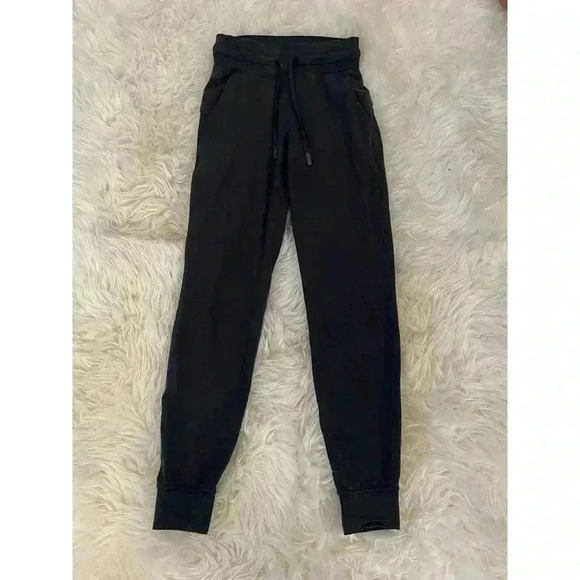 Lululemon Ready to Rulu High Rise Joggers Size 0 7/8 length Dark Gray - Picture 1 of 5